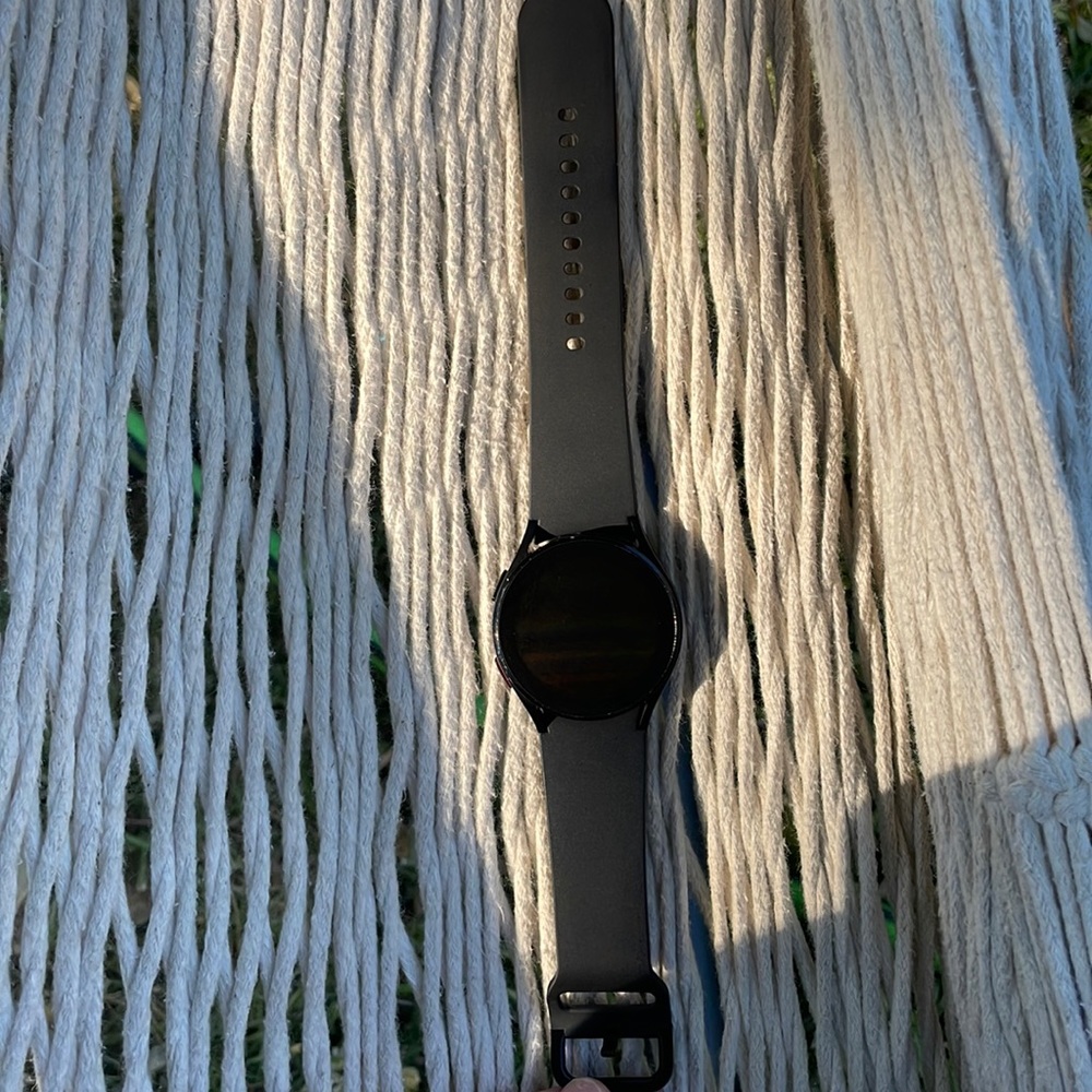 Samsung - Galaxy Watch Aluminum Smartwatch 40mm BT-black little minor scratches
